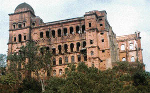 The historical Gol-Ghar palace that was gutted in a fire in the early 1980s