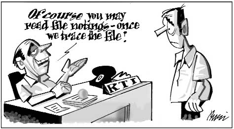 Editorial cartoon by Rajinder Puri