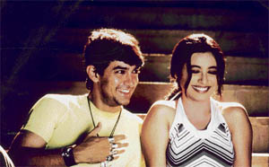 Aamir with Rani Mukherjee in Ghulam