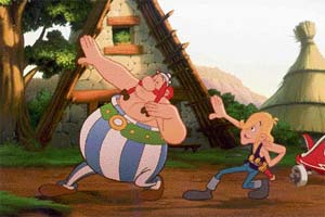 A still from Asterix and the Vikings