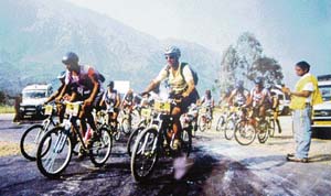 Mountain terrain biking is gaining popularity