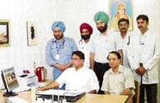 Mr Prem Gupta, secretary of the DMCH managing society, launches the website on transplant games and SAARC Olympics at DMCH