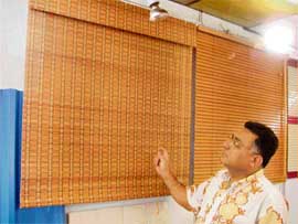 An increasing trend of using blinds in wooden finish is prevalent.