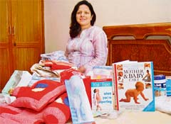 ALL SET: Mum-to-be Ruchi Khanna.