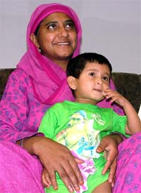 Muhammad Razak, the first boy from Jammu and Kashmir, who underwent a free heart surgery at the National Heart Institute