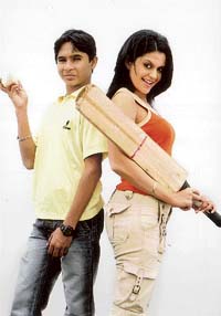 Samir Khan and Mandira Bedi 