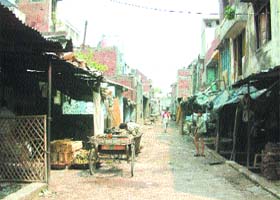 Illegal constructions flourish in the fruit and vegetable market at Hall Gate in Amritsar