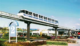 LOOK OF THE FUTURE? A monorail project