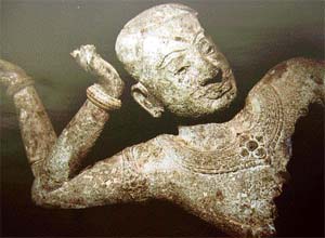 Vishnu Anantashayin. Bronze from the West Mebon, Angkor, Cambodia. Second half of the 11th century