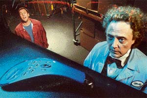 Christopher Walken and Adam Sandler in Click