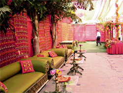 PHULKARI PROPS: Ferns n Petals create the right decor for a sangeet ceremony