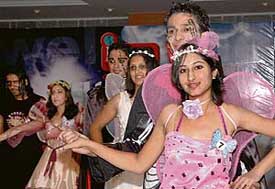 Devils and angels dance at the INIFD freshers bash held at a hotel Sector 17, Chandigarh