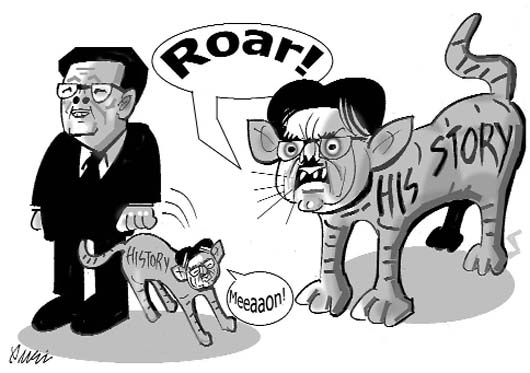 Editorial cartoon by Rajinder Puri