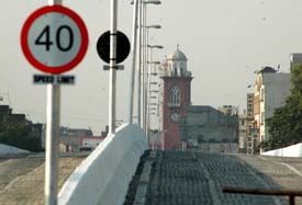 The elevated road project from the Jagraon bridge to Chand Cinema in Ludhiana that will be inaugurated by the Chief Minister 