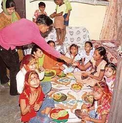 Ashtami was celebrated in Ludhiana on Saturday. 