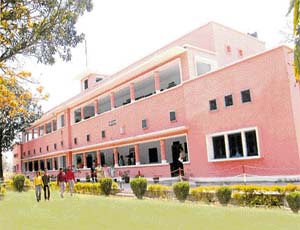 The Jubilee Hall constructed in 1916;  the administrative block