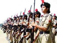 NCC cadets in action during a three-day training camp in Bathinda
