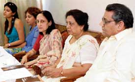 Celebrations Fiesta 06, an exhibition to raise money for Vatika School announced at Hotel Shivalik View, Sector 17, on Wednesday