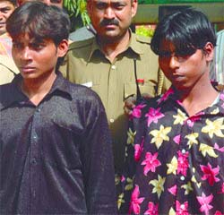 The accused in police custody