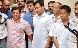 Three UNLF militants arrested by the special cell of the Delhi Police from the IGI airport
