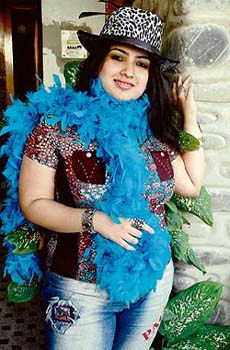 Azalea Liberty Singh poses pretty in her designer gear