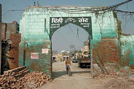 Dilli Darwaza in a state of neglect at Rahon.