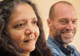 Daksha Seth with husband