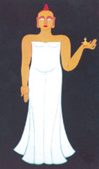 A painting by Rekha Rodwittiya