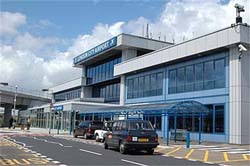 The London City Airport is seen in this undated photograph. A US financial consortium, including insurer American International Group Inc, has agreed to buy the airport, the group said on Wednesday.
