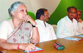 Delhi Chief Minister Sheila Dikshit seems to be in ruminative mood at a meeting with Congress counsellors to chalk out the partys strategy for MCD elections next year