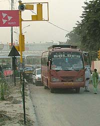 Private bus operators stop bang in the middle of the road for passengers to board, which translates into more money for them. The traffic chaos in the city is more due to this practice as police and bureaucrats turn a blind eye to them. Many private bus services are owned by ministers, former ministers or their relatives. 