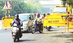 Jam The Party: Traffic snarl-ups caused by a higher volume of vehicles out on the road and police check-posts on most highways in the Capital 
