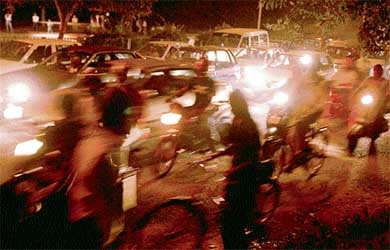 Traffic jams at busy roundabouts like the Tribune Chowk have become a daily feature in Chandigarh