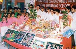 Students of various schools celebrate Divali in their own style in and around Ludhiana. 