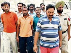 Two persons wanted by the Himachal police and a police constable held for harbouring them are being produced in a Bathinda court