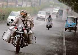 Light showers seem to have made the weather a bit cold in Chandigarh on Sunday