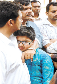 The grieving son of an executive engineer with