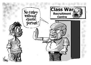 Editorial cartoon by Rajinder Puri