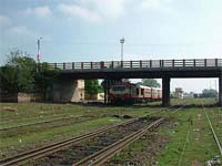 A view of the railway overbridge in Ferozepore that will be replaced soon.