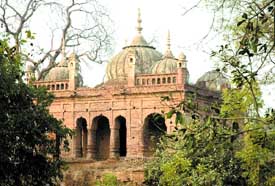 The tomb of famous flute player Mir Nasir Ahmed lies in a dilapidated condition on Pir Chaudhary Marg in Kapurthala
