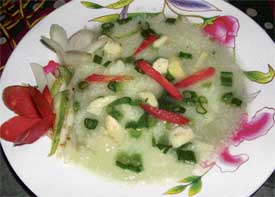 Badami bans korma combines Kashmiri and continental cuisines