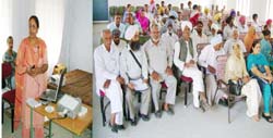 Ms Shamsher Kaur speaks at a seminar on disaster management at Nawanshahr