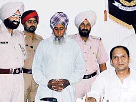 Mr R.K. Jaiswal, SSP, Jagraon, Mr Raminder Singh, ASI, Nirmal Singh, the accused, and Mr Prem Singh, Inspector, CIA Staff