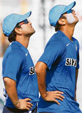 Veterans Sachin Tendulkar and Rahul Dravid have to set an example for the youngsters.