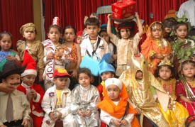 Children of Love Dale celebrate Children's Day on school premises in Ludhiana on Sunday