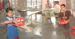 Tribune lensman Pawan Kumar on Friday afternoon clicked two of the four child labourers who work in the canteen of Lyallpur Khalsa College, Jalandhar.