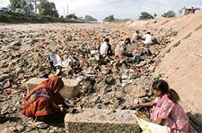 The Sidhwan canal, Ludhiana, has been turned into a garbage dump site.