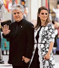 IFFIs opening movie Volver has been directed by Pedro Almodovar, seen here with Penelope Cruz who stars in it