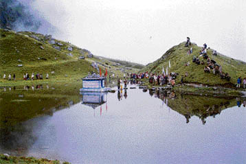 The Krishna temple at Yula Kanda