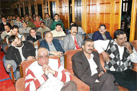 Mediapersons celebrate National Press Day at Shimla.